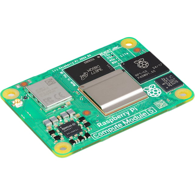 Raspberry Pi SC1590 Raspberry Pi Compute Module 5 ARM® Cortex®-A76