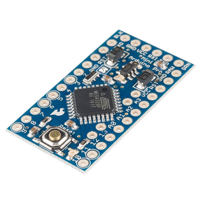 SparkFun Electronics 11114 ARDUINO PRO MINI 328 3.3V/8MHZ AVR® ATmega