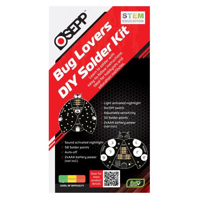 OSEPP Electronics LTD DIY-201 - BUGS SOLDER PRACTICE KIT