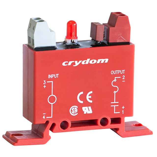 Sensata-Crydom DRODC24 DR Módulo de salida de CC Rojo