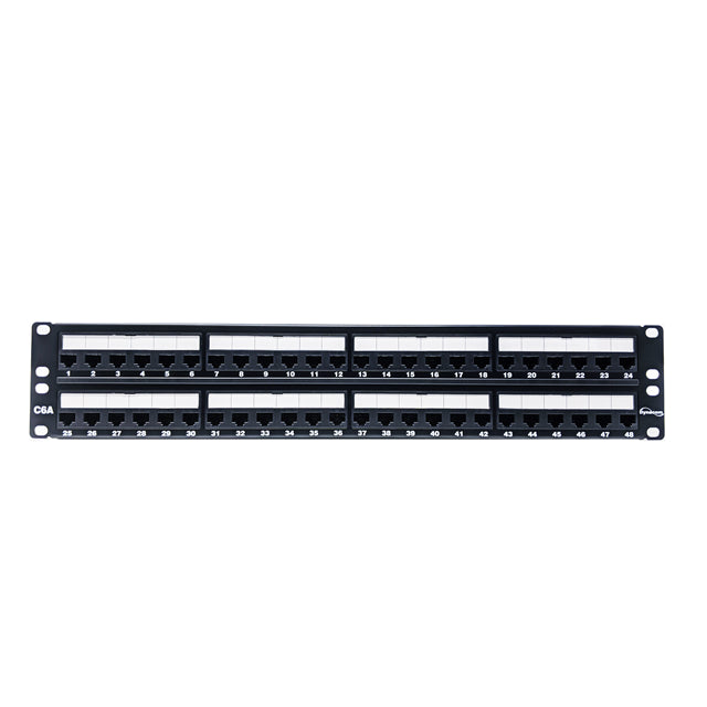 Dynacom 2012-48C6A - Patch Panel, Cat6A RJ45 Jack
