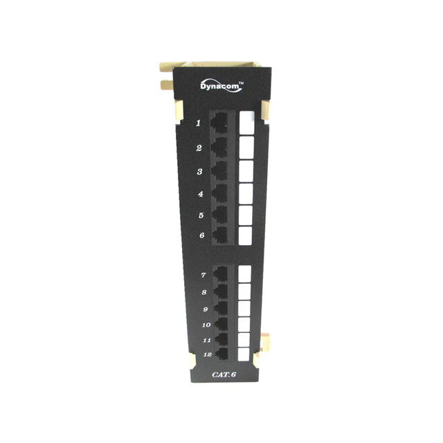 Dynacom 2013-12DC6E - Patch Panel, Cat6 RJ45 Jack