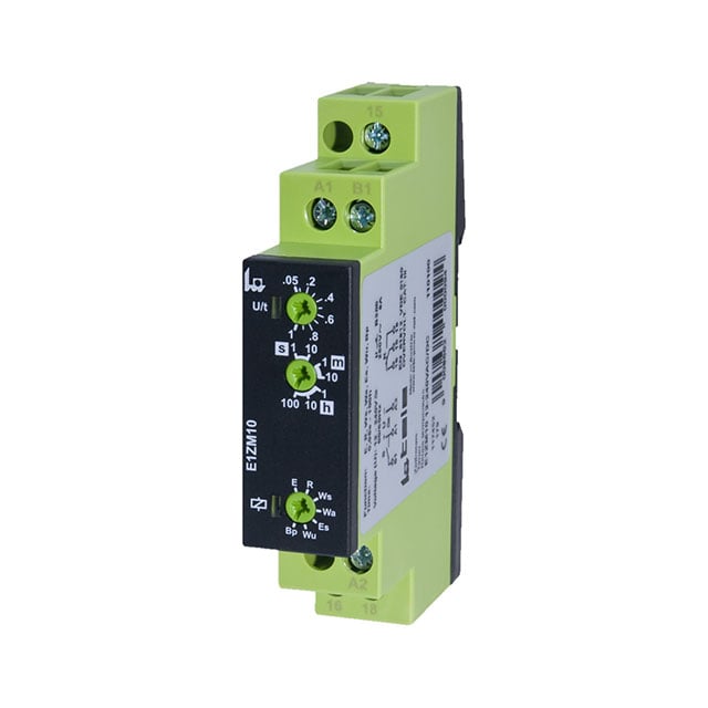 Tele Haase E1ZM10 12-240VAC/DC ENYA Riel DIN Relé mecánico 0.05 seg ~ 100 h 8A a 250VCA