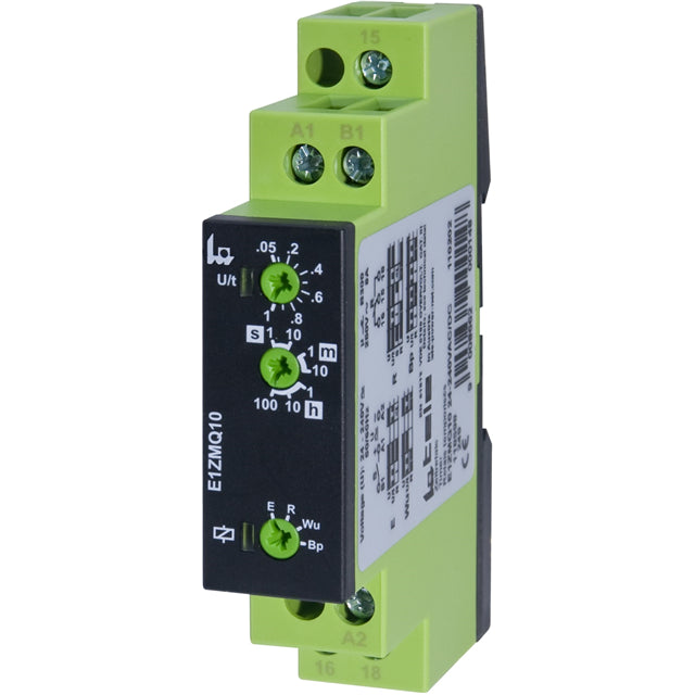 TELE Controls Inc E1ZMQ10 24-240V AC/DC ENYA Riel DIN Relé mecánico 0.05 seg ~ 100 h 8A a 250VCA