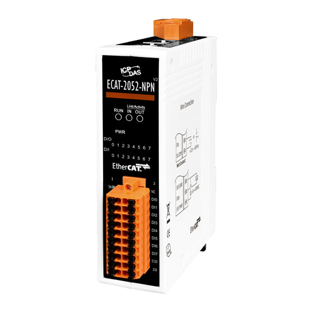 ICP DAS USA INC ECAT-2052-NPN EtherCAT Input, Output (I/O) Module -