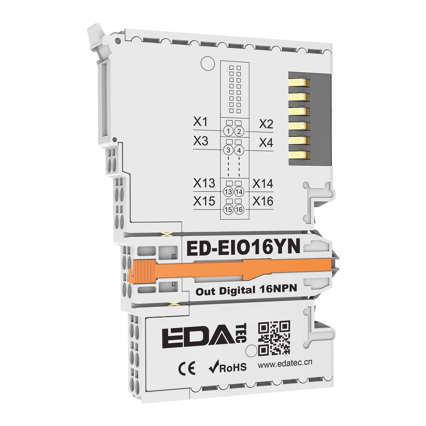 EDATEC ED-EIO16YN PLC2010 Input, Output (I/O) Module -