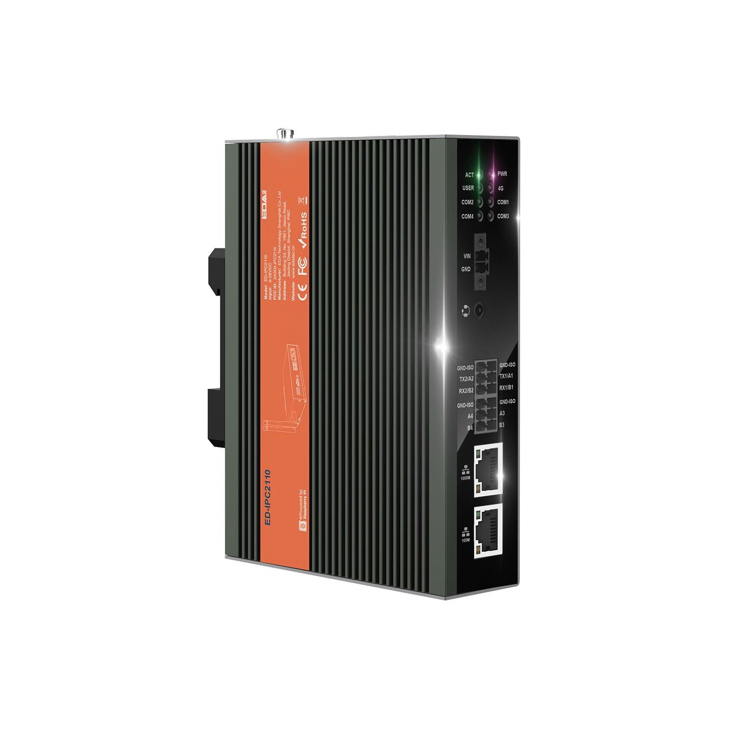 EDATEC ED-IPC2110-0208 ED-IPC2100 Raspberry Pi CM4 # CM4002008: ARM Cortex-A72