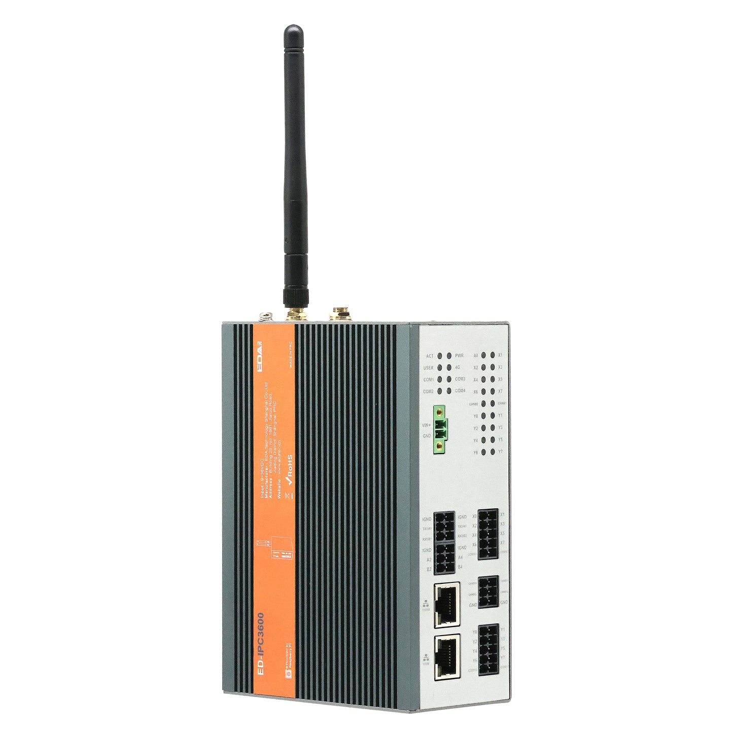 EDATEC ED-IPC3632-10432-S ED-IPC3630 SBC 2.4GHZ 4 CORE 4GB RAM