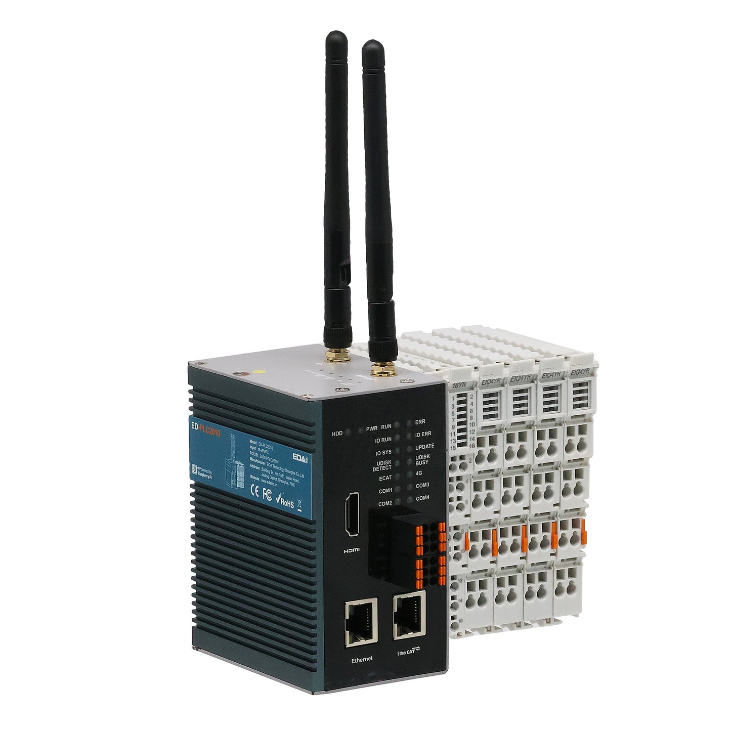 EDATEC ED-PLC2010-1232-4US PLC2010 PLC CM4102032,EtherCAT,CODESYS -
