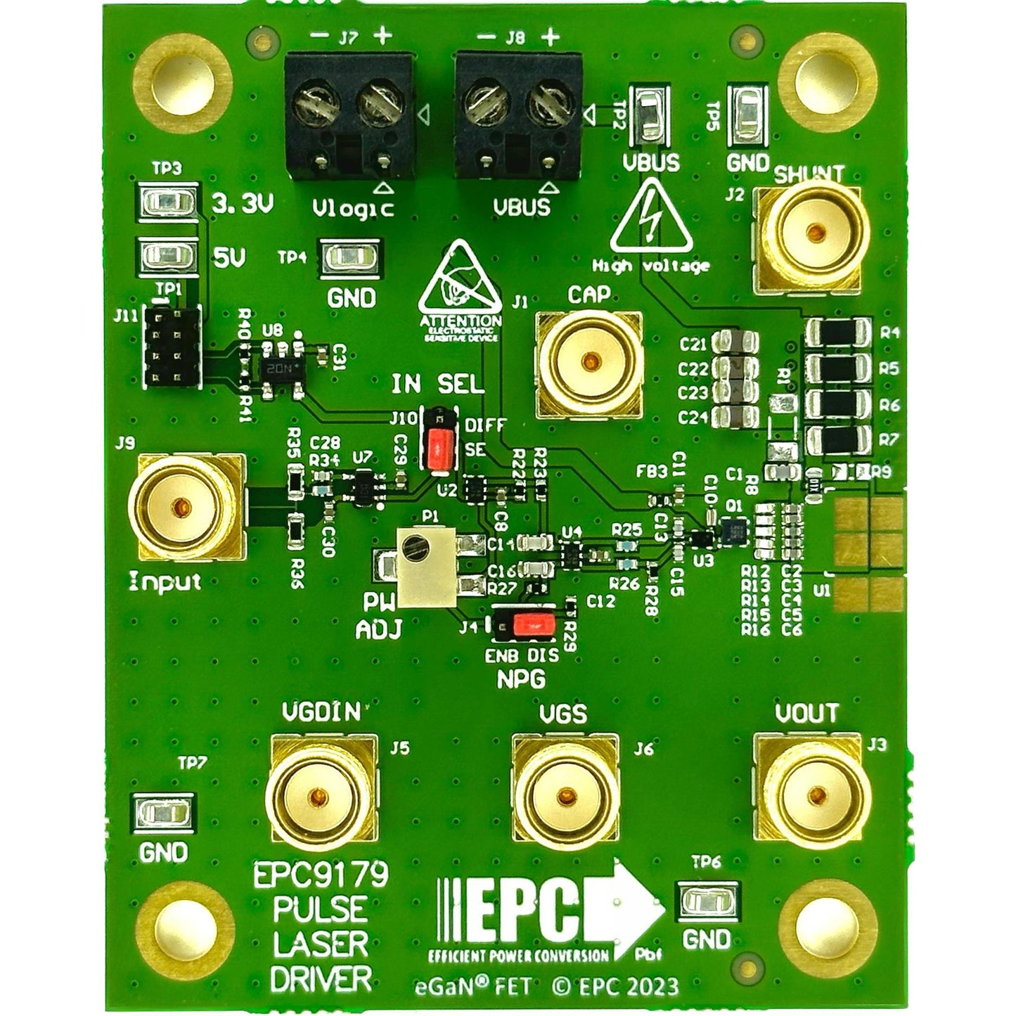 EPC EPC9179 eGaN® EVAL BOARD FOR EPC2252 Power Supply
