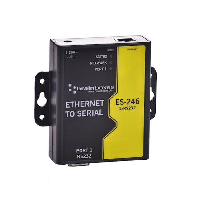 Brainboxes ES-246 - Ethernet to Serial RS-232