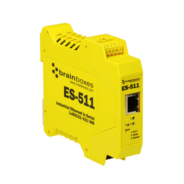 Brainboxes ES-511 - INDUSTRIAL ETHERNET TO SERIAL 1X Gateway