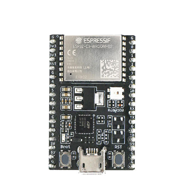 Espressif Systems ESP32-C3-DEVKITC-02U ESP32 Transceiver; 802.11 b/g/n (Wi-Fi, WiFi, WLAN), Bluetooth® 5.x (BLE)