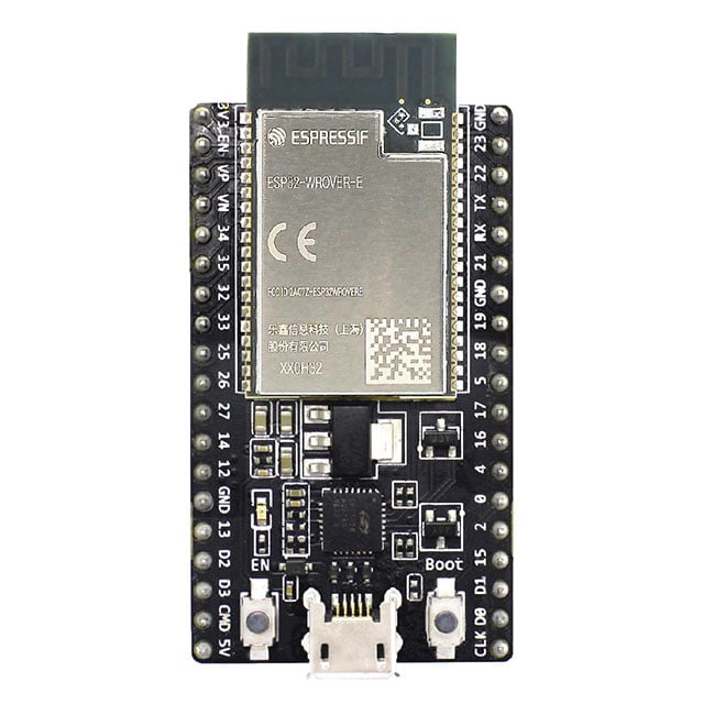 Espressif Systems ESP32-DEVKITC-DA - Transceiver; 802.11 b/g/n (Wi-Fi, WiFi, WLAN), Bluetooth® Smart Ready 4.x Dual Mode (BLE)