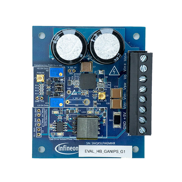 Infineon Technologies EVALHBGANIPSG1TOBO2 CoolGaN™ EVAL BOARD FOR IGI60F1414A1L Motor Controller/Driver