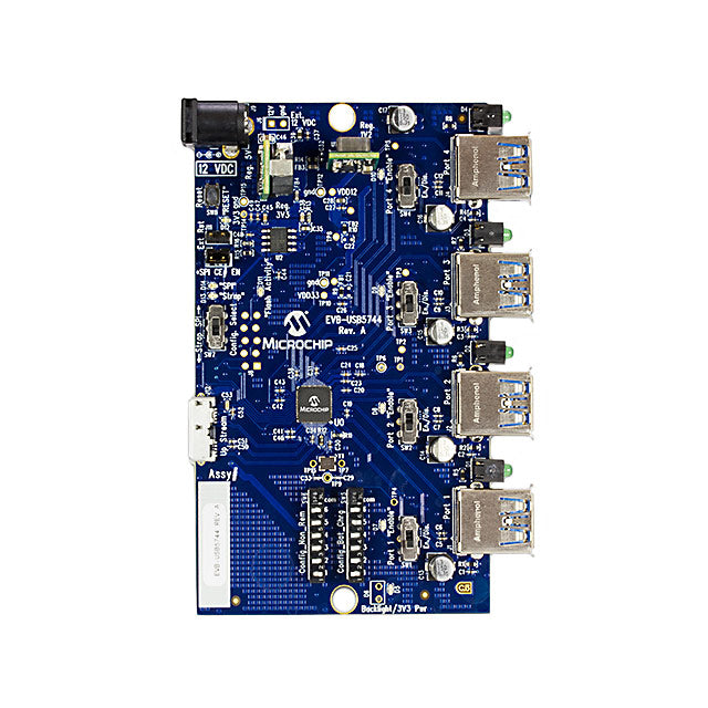Microchip Technology EVB-USB5744 - EVAL BOARD FOR USB5744 USB 3.0 Hub