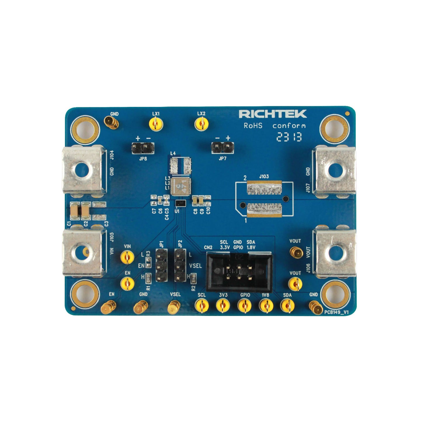 Richtek USA Inc. EVB_RT6160AWSC ACOT® EVAL BOARD FOR RT6160A