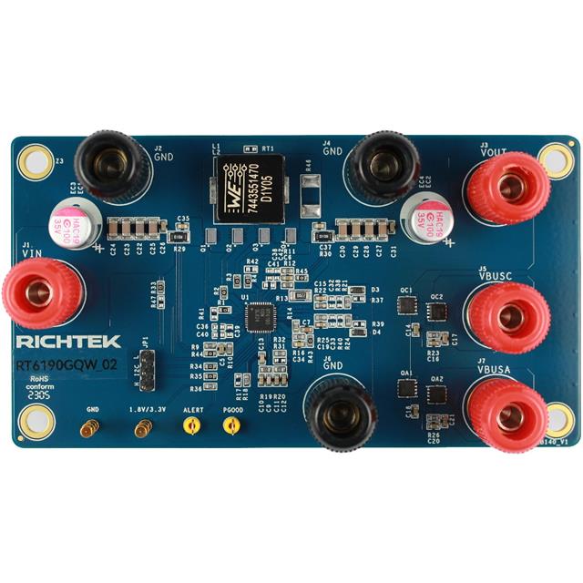 Richtek USA Inc. EVB_RT6190GQW_02 - EVAL BOARD FOR RT6190