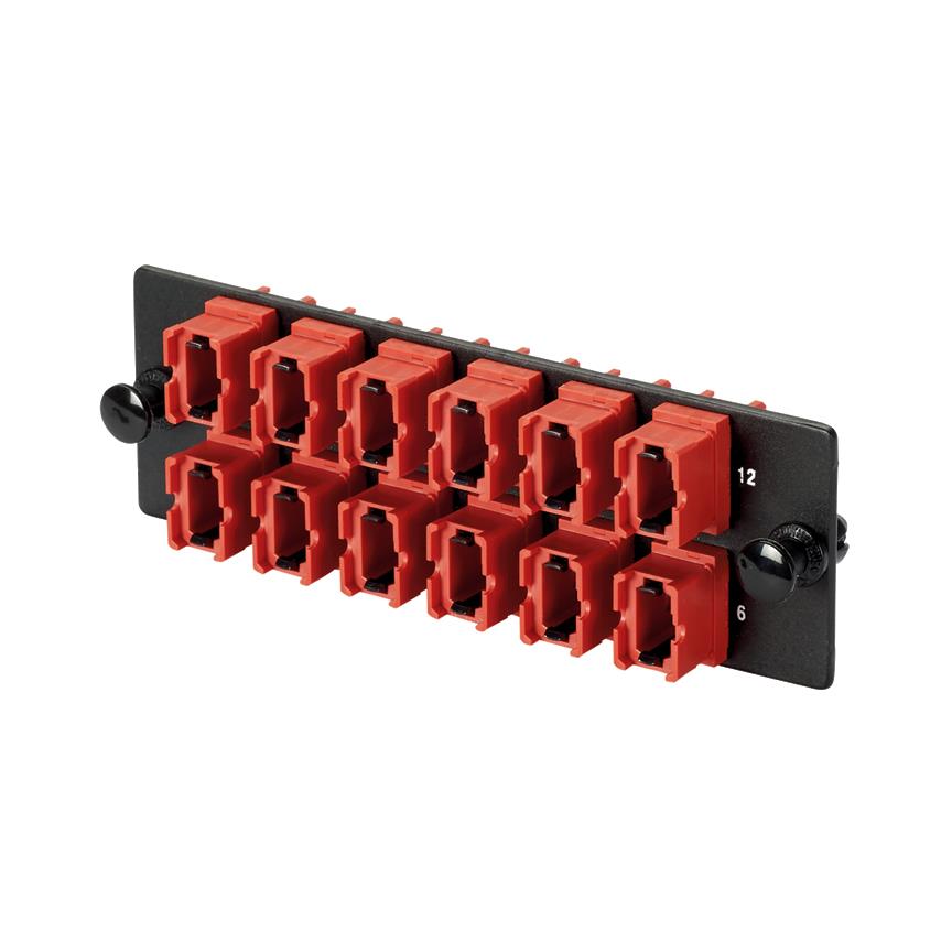 Panduit Corp FAPV0424RDMPO Opticom® Patch Panel, Fiber LC, MPO