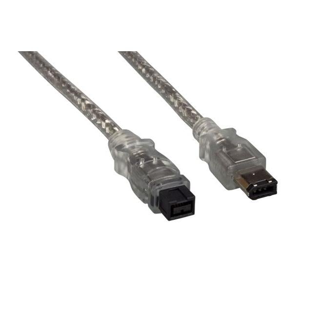 Sanoxy FRW-IEEE-1384B-9-6-10FT-CLR - Plug, 6 Position IEEE 1394b, 9 Position