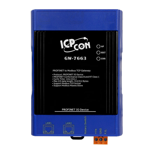 ICP DAS USA INC GW-7663 - Serial a serial Bloque de terminales