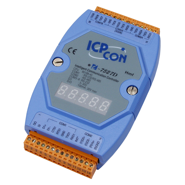 ICP DAS USA INC I-7527D - Serial a serial Bloque de terminales