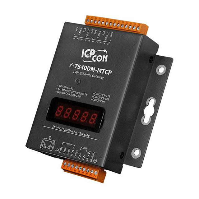 ICP DAS USA INC I-7540DM-MTCP - CAN a Ethernet Bloque de terminales