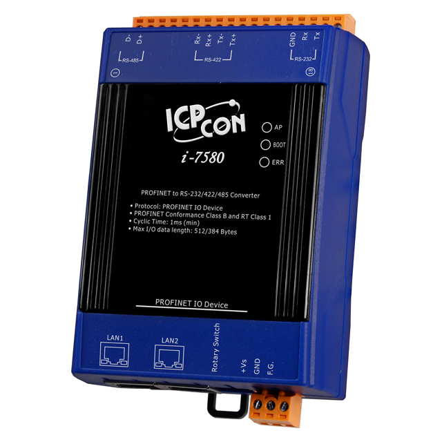 ICP DAS USA INC I-7580 - Serial a serial Bloque de terminales