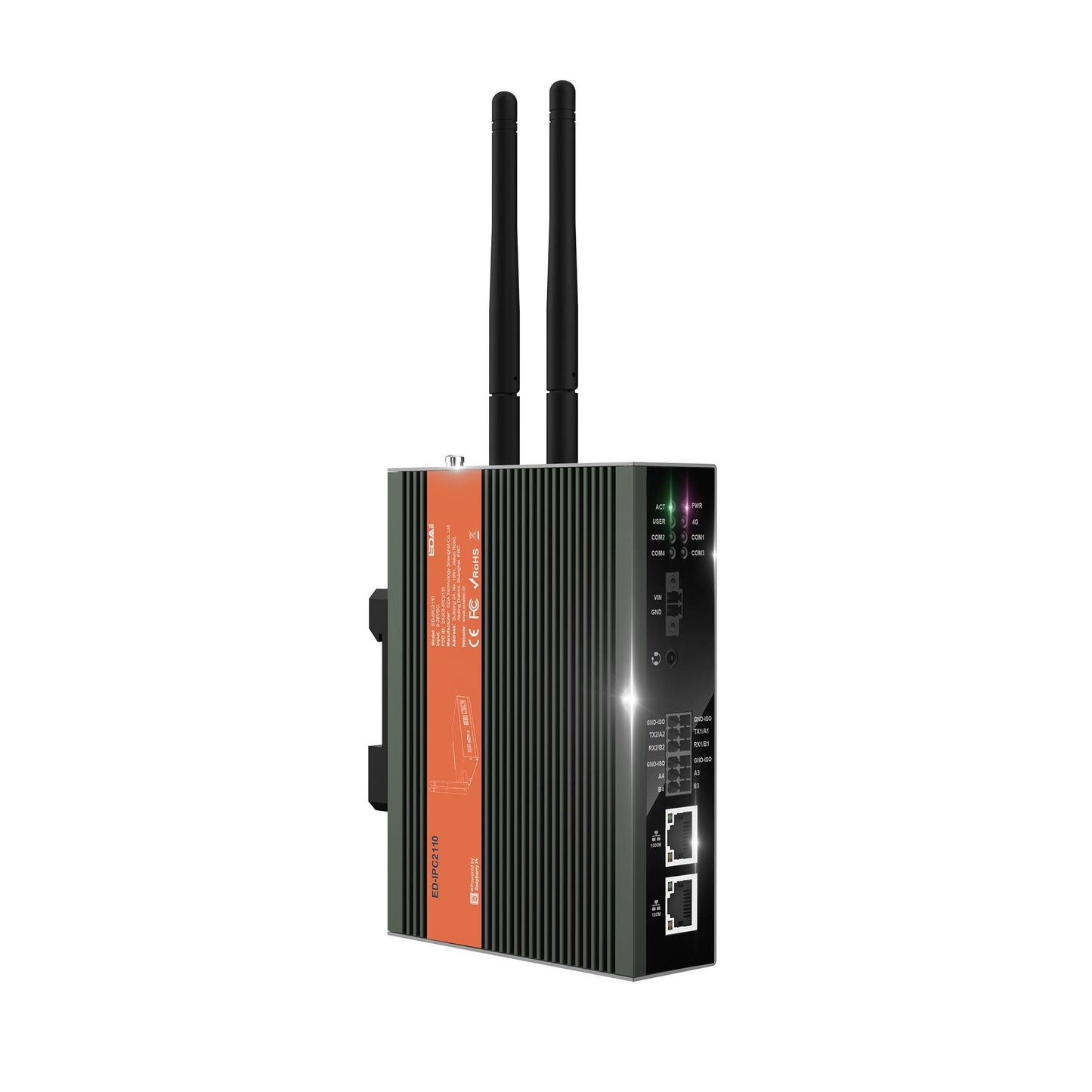 EDATEC ED-IPC2110-12164US ED-IPC2100 Raspberry Pi CM4 # CM4102016: ARM Cortex-A72