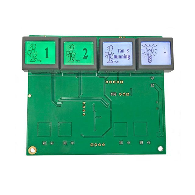 NKK Switches IS-S04G1LC-S SmartDisplay™ EVAL BOARD FOR SMARTDISPLAY Switches with Programmable Display
