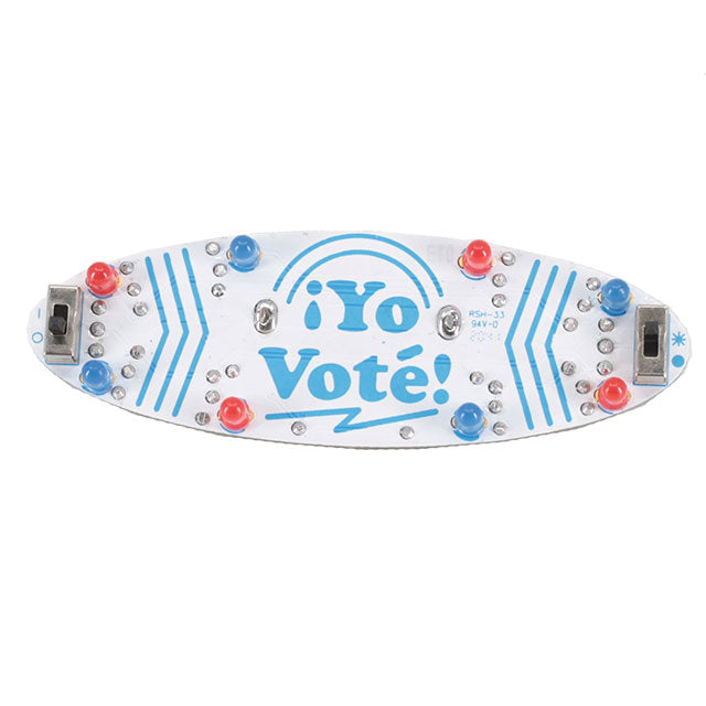 Alpenglow Industries IVT-0003 - YO VOTE BLINKY BADGE SOLDER KIT
