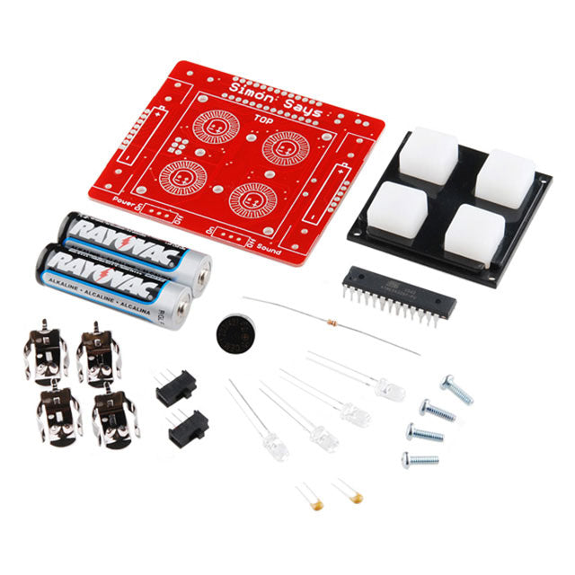 SparkFun Electronics 10547 Simon Says SIMON SAYS SOLDER KIT THRU-HOLE