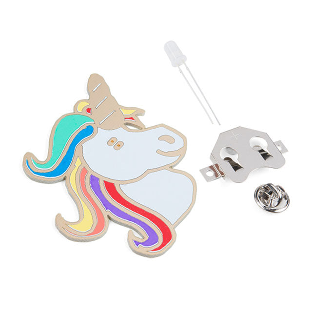 SparkFun Electronics 14639 - UNIGEEK - UNICORN SOLDERING BADG