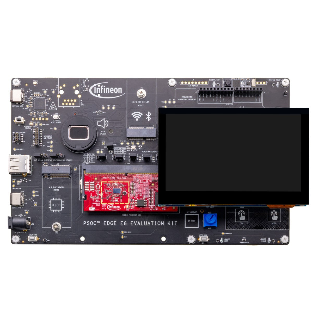 Infineon Technologies KITPSE84EVALTOBO1 PSOC™ Edge PSOC EDGE E84 EVAL KIT