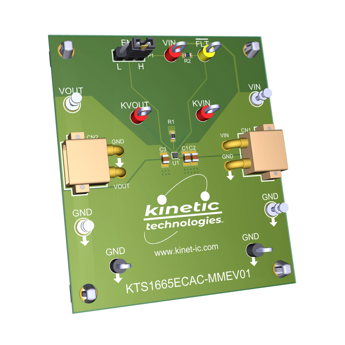Kinetic Technologies KTS1665ECAC-MMEV01 - Power Management Power Distribution Switch (Load Switch)
