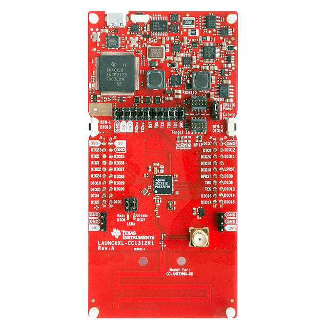 Texas Instruments LAUNCHXL-CC1312R1 SimpleLink™ LAUNCHPAD CC1312R EVAL BRD MCU 32 bits -