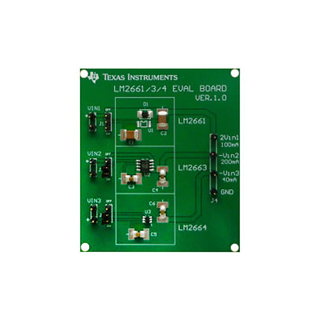 Texas Instruments LM2661/3/4EVAL/NOPB - EVAL BOARD LM2661 LM2663 LM2664