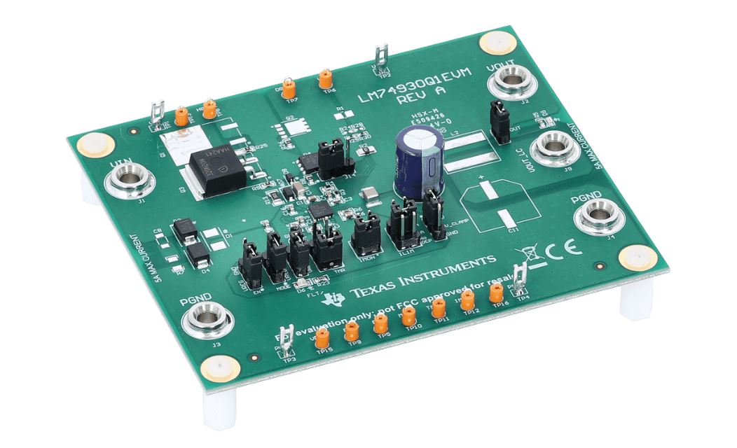 Texas Instruments LM74930Q1EVM - EVAL BOARD FOR LM74930-Q1 Ideal Diode Controller
