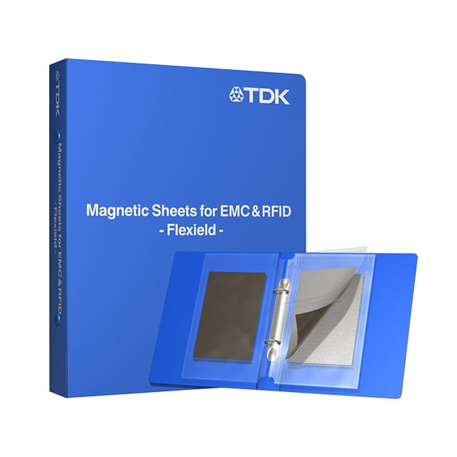 TDK MAGNETIC SHEET SAMPLE KIT - Kit de muestra de absorción de interferencia electromagnética (EMI) Hojas surtidas de 140mm x 95mm