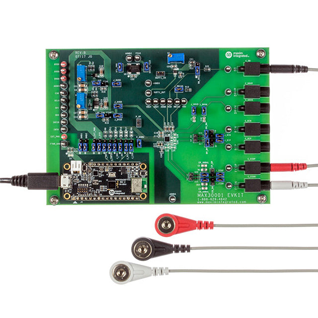 Analog Devices Inc./Maxim Integrated MAX30001EVSYS# - EVAL BOARD FOR MAX30001 Analog Front End (AFE)