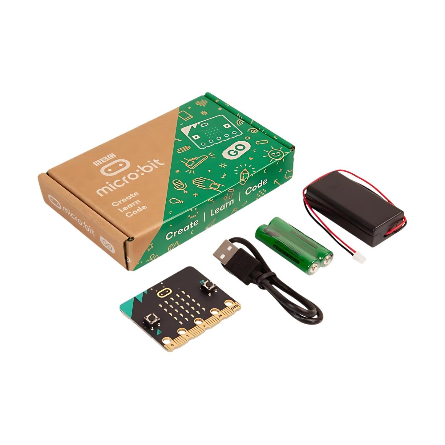 OKdo MICRO:BIT GO - BBC MICRO-BIT V2 SBC GO BUNDLE