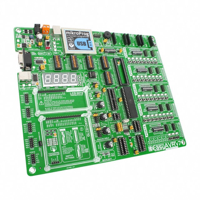 MikroElektronika MIKROE-1385 AVR® EASYAVR V7 AVR EVAL BRD