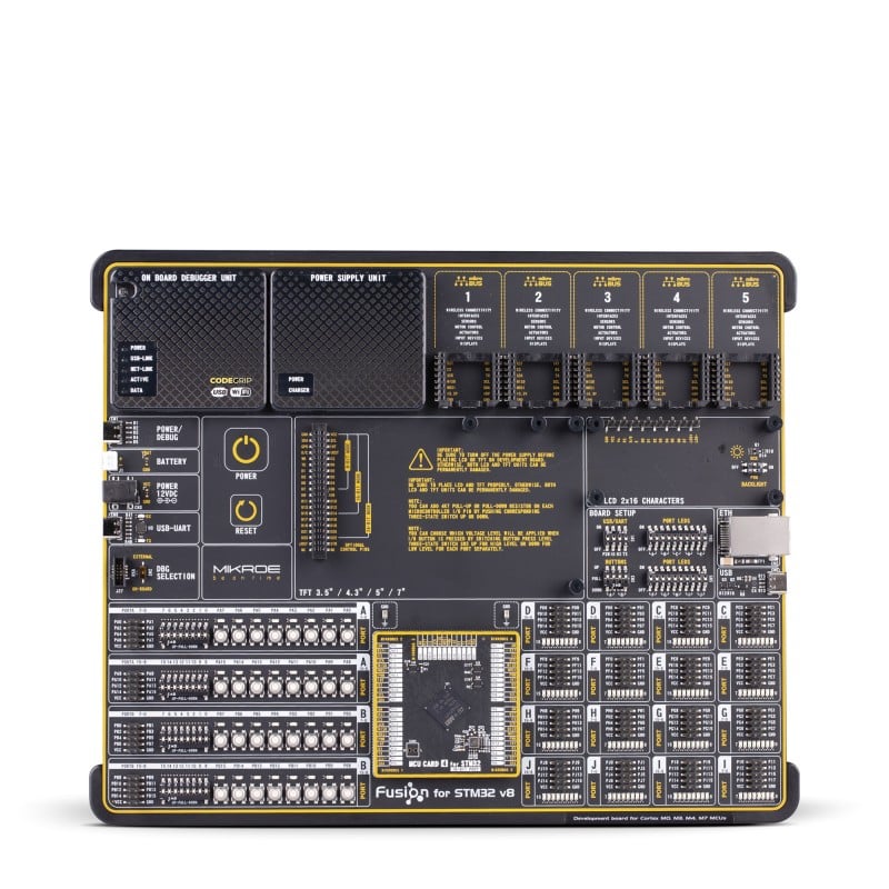 MikroElektronika MIKROE-5406 STM32 FUSION FOR STM32 V8 WITH STM32F4