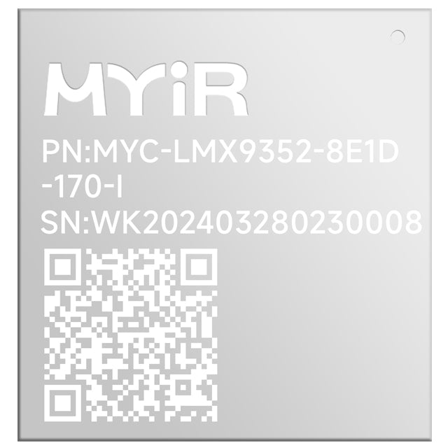 MYIR Tech Limited MYC-LMX9352-8E1D-170-I i.MX 93 MPU Core ARM® Cortex®-A55