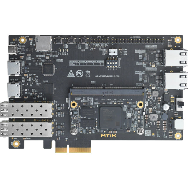 MYIR Tech Limited MYD-J7A100T-32Q512D-I MYC-J7A100T AMD XC7A100T Artix-7 EVAL Board