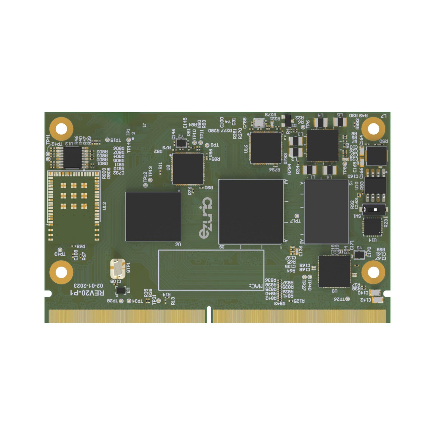 Ezurio N8MP_SMARC_SOM_2R16E Nitrogen8M Plus iMX8M Plus SMARC SOM ARM® Cortex®-A53, ARM® Cortex®-M7, i.MX8M Plus