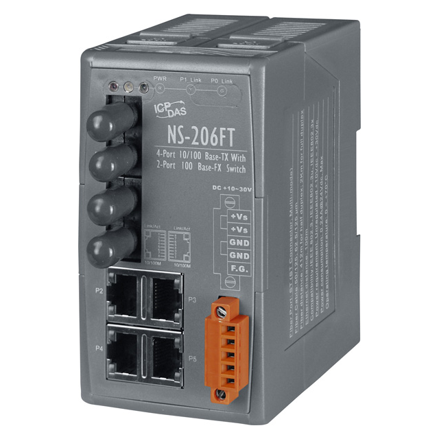 ICP DAS USA INC NS-206FT NS-206F - Fija