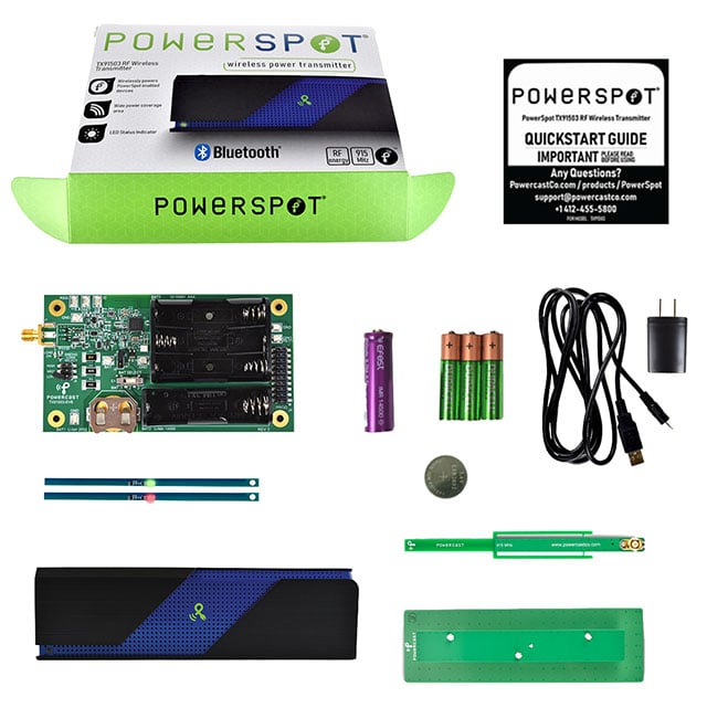 Powercast Corporation P1110-EVAL-PS PowerSpot® EVAL BOARD FOR P1110 Wireless Power Supply/Charging