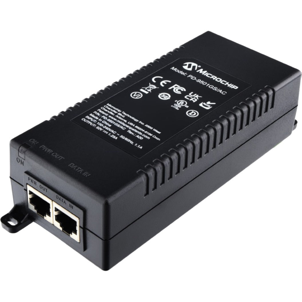 Microchip Technology PD-9501GS/AC-JP PowerDsine® Inyector Midspan 100 ~ 240VCA