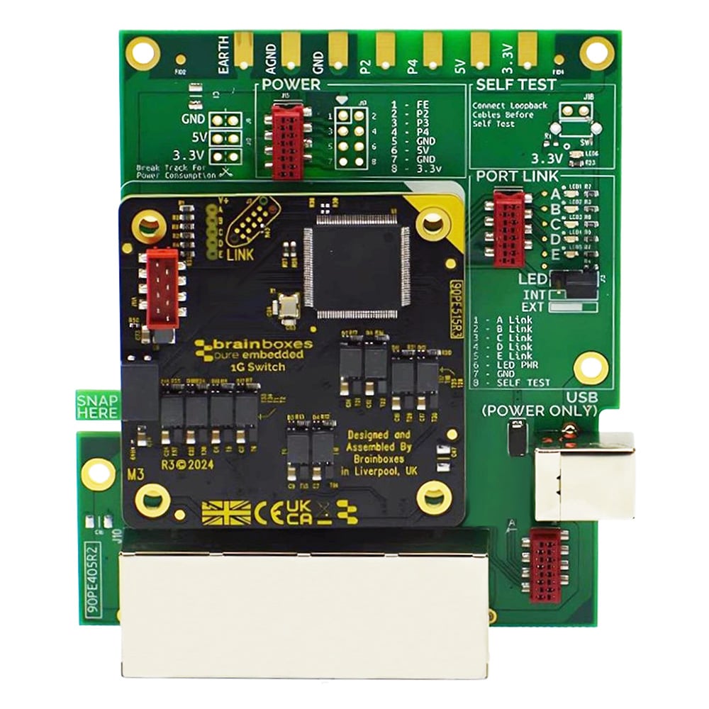 Brainboxes PE-415 - Interface Ethernet